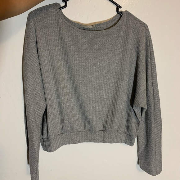 Grey Long Sleeve Top - Picture 1 of 3